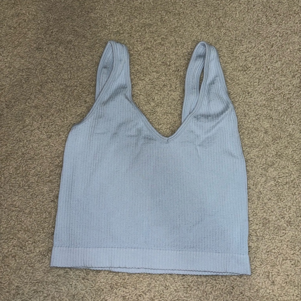 Free people blue top